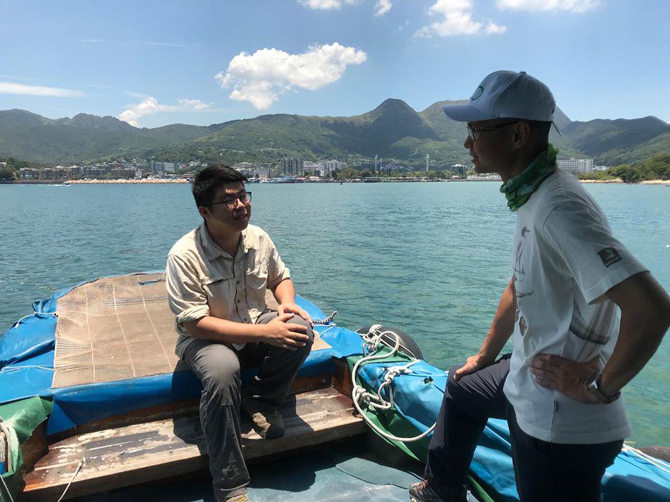 綠恆生態旅遊有限公司總經理-謝宇德 與 共生藻旅行社創辦人-黃啟翔